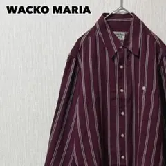 WACKO MARIA ワコマリア 長袖シャツ 総柄 刺繍 チェーンステッチのサムネイル