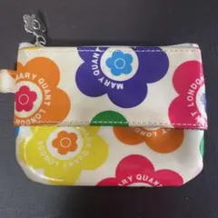 MARY QUANT フラワー柄　ポケットティッシュケース