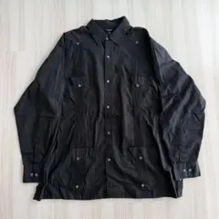 ユニクロC 26SS プレミアムリネンシャツジャケット XL 黒 - メルカリ