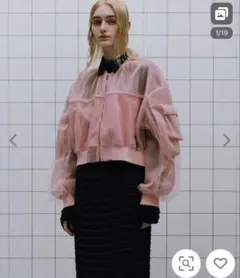 メゾンスペシャル　チュールレイヤードブルゾンのサムネイル