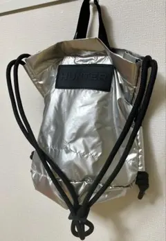 HUNTER シルバーショルダーバッグ