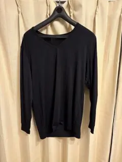 GU スタイルヒート　Vネック9分袖