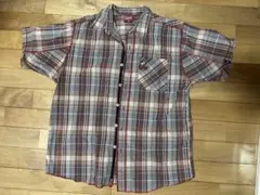 当時物 SHADY LTD 半袖チェックシャツ XL 希少