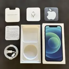 iPhone12 64GB ブルー　外箱　付属品セット