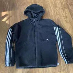 adidas フリースジャケット ブラック