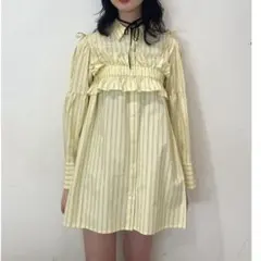ビスチェレイヤードチュニックストライプシャツのサムネイル