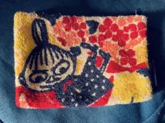 サガラ刺繍 リトルミィ ムーミン フラットポーチ 手帳ケース