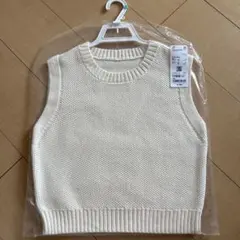 新品 ユニクロ UNIQLO ニットベスト 110 男の子 女の子