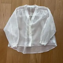 NOLLEY"S シアーリネンライクシャツカーディガンのサムネイル