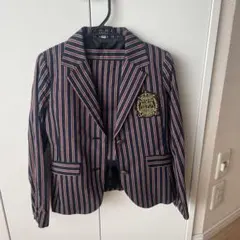 arisana ストライプ柄 ジャケット スカート セット 150 卒業式