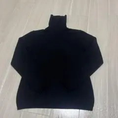 【美品】クロエ ニット タートルネック カシミヤ100% M 黒 40サイズのサムネイル