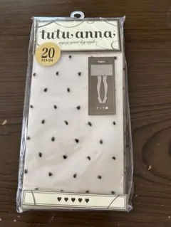 チュチュアンナ　ドット柄タイツ　20デニール　M〜L未使用品　匿名配送のサムネイル