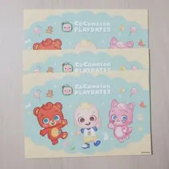 CoComelon PLAYDATES シール ステッカー　3枚セット