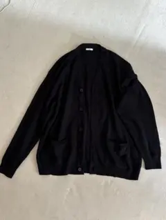 GU／黒のニットカーディガン