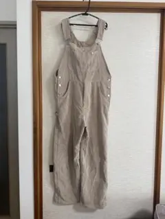 WEGO ベージュ オーバーオール Mサイズ