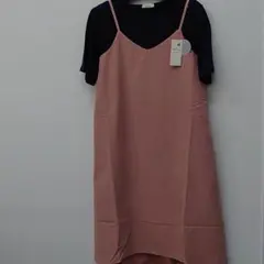 キャミワンピ+ボートネックプルオーバー