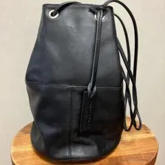MARCO MASI クロコ型押し バケットバッグ ブラック 美品 - メルカリ