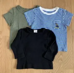 ベビー キッズ Tシャツ トップス 80cm 3枚セット UNIQLO 西松屋