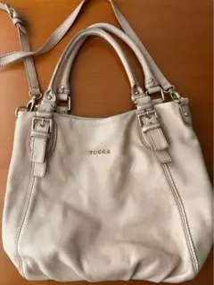 TOCCA ピンク レザー ショルダーバッグ