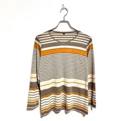 ボーダー　長袖　Mサイズ　春秋　レディース