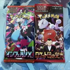 ポケモンカードゲーム 拡張パック 2種セット インフェルノX ロケット団の栄光