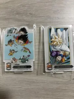 ドラゴンボール40周年一番くじ　アクリルスタンド、MOKUJIスタンドセット