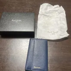 Paul Smith ネイビー　キーケース