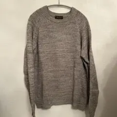 J.S HOMESTEAD /コットンニット・セーター グレー Mサイズ