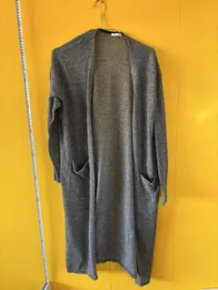 グレー ロングカーディガン Mサイズのサムネイル