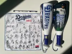 【中日ドラゴンズ】おまとめ3点セット！☆選手写真入り応援用メガホン＋2012年サ