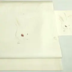 長襦袢 正絹 精華 手描き うさぎ ピンク 未仕立て 少々難あり - メルカリ