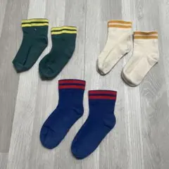 【中古】ラインソックス　キッズ靴下　19cm まとめ売り