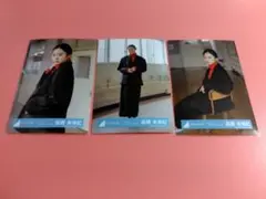 日向坂46 上村ひなの 7thシングル カップリングユニット衣装 3種コンプ 生写真(坂道シリーズ)/アイドル/日向坂46 上村ひなの/上半身・制服/日