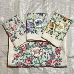 【未使用品】　【日本製】　ハンドタオル　3枚　フェースタオル　1枚　計4枚セット