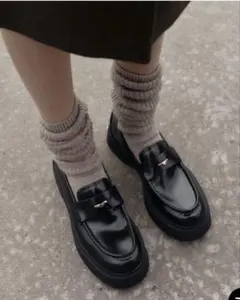 厚底ローファー　ZARA 25cm