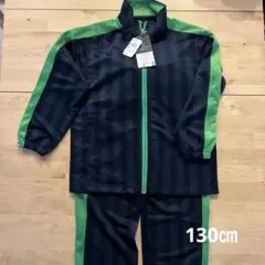 ストライプジャージセット 130cm 紺と緑