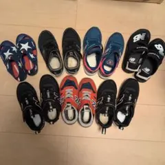 【エコメルカリ便限定】ニューバランス　コンバース　スニーカー　サンダル　7足