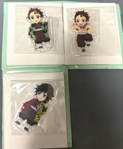 鬼滅の刃 柱稽古編 繋がるランダムアクリルスタンド C 義勇 錆兎 玄弥