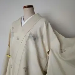 【着物応援！】洗える夏着物 紗紬風 身幅ゆったり裄70.5のサムネイル