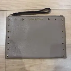 MICHAEL KORS マイケルコース クラッチバッグ スタッズ レザー