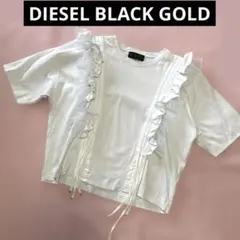 DIESEL BLACK GOLDチュールフリル装飾 半袖TシャツホワイトXXSのサムネイル
