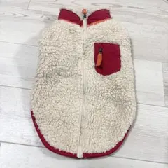 犬服 ボアベスト 防寒　ボア