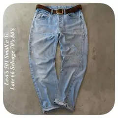 P♦︎ 70s 80s リーバイス 501 刻印6 66後期 赤耳 70年 80年