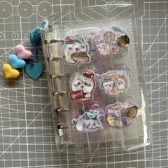 【匿名発送】シール帳　完成品　おすそ分け　　A7サイズ　クリア　ウォーターシール