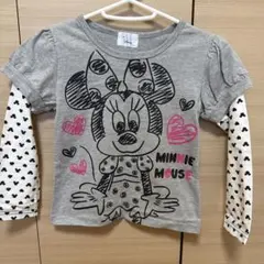 Disney ミニーマウス 長袖カットソー120cm