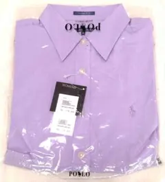 m*e様 未使用　POLO ESTABLISHED 67 紫色 長袖シャツ レデのサムネイル