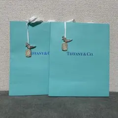 ティファニー銀座本店限定2セット【限定チャーム＆ショッパー】