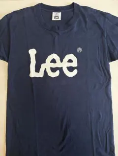 【USA製】Lee リー ロゴ Tシャツ ネイビー M ヘビーウェイト 古着のサムネイル