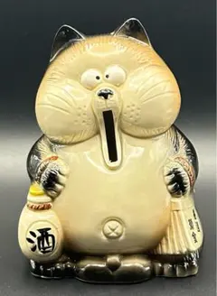 狸 たぬき 貯金箱 置物 陶器製のサムネイル