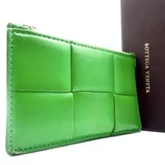 美品✨ BOTTEGA カセット フラグメントケース カセット パラキート 緑